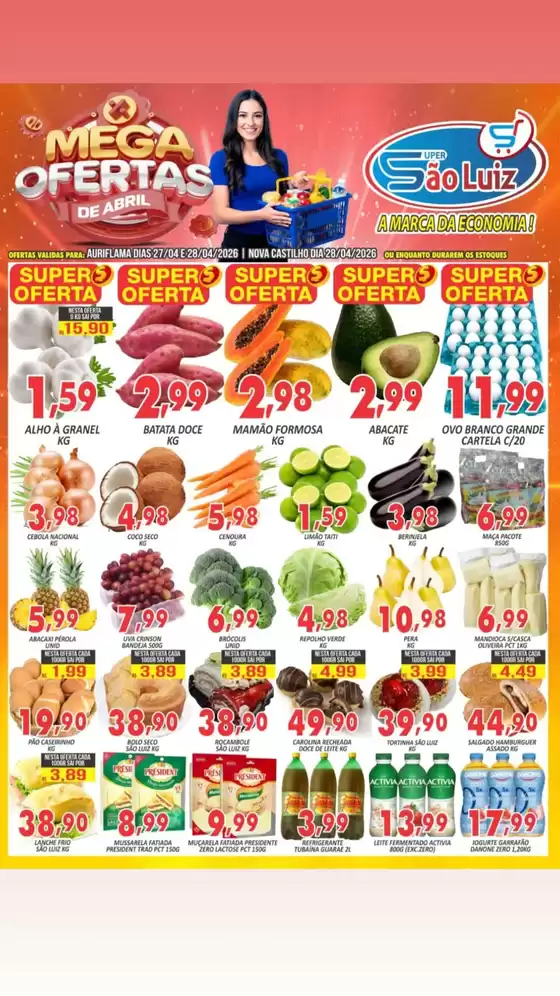 Catálogo Super São Luiz | Mega Ofertas | 2026-04-28T00:00:00.000Z - 2026-04-28T00:00:00.000Z
