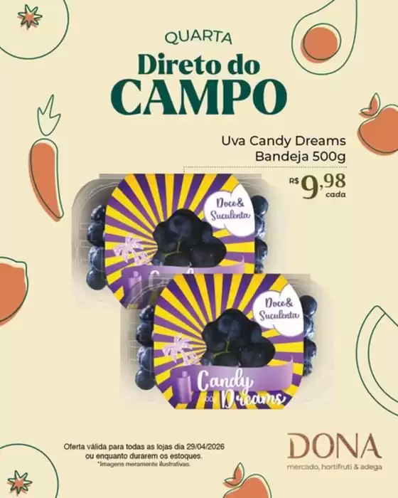 Catálogo Dona de Casa Supermercados | Quarta Direto Do Campo | 2026-04-29T00:00:00.000Z - 2026-04-29T00:00:00.000Z