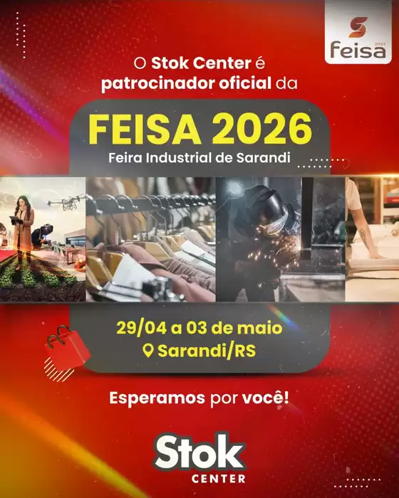 Catálogo Stok Center | Ampla seleção de ofertas | 2026-04-29T00:00:00.000Z - 2026-05-03T00:00:00.000Z