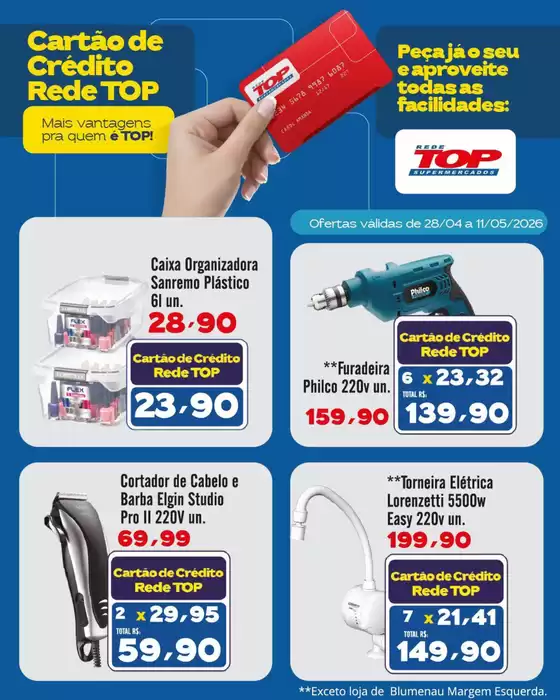 Catálogo Rede Top | Ampla seleção de ofertas | 2026-04-28T00:00:00.000Z - 2026-05-11T00:00:00.000Z