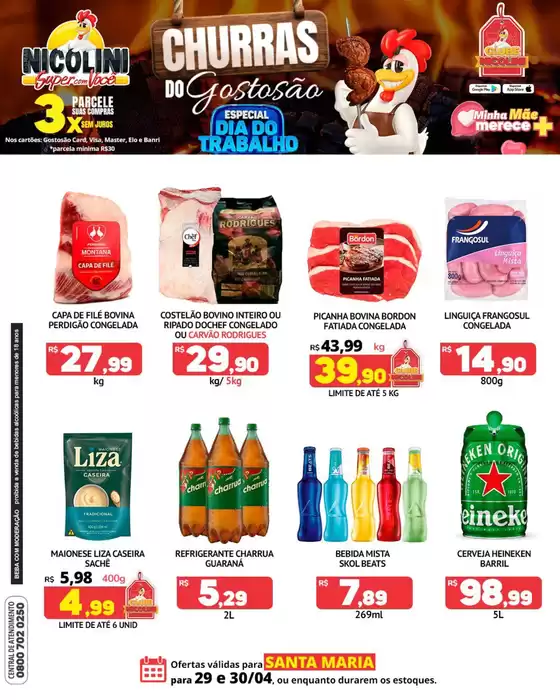 Catálogo Super Nicolini | Ofertas para caçadores de pechinchas | 2026-04-29T00:00:00.000Z - 2026-04-30T00:00:00.000Z