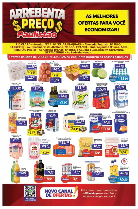 Catálogo Paulistão Atacadista | Encarte Paulistão Atacadista | 2026-04-29T00:00:00.000Z - 2026-04-30T00:00:00.000Z