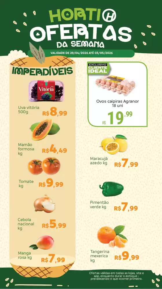 Catálogo Hiperideal Supermercados | Pechinchas e ofertas atuais | 2026-04-29T00:00:00.000Z - 2026-05-03T00:00:00.000Z