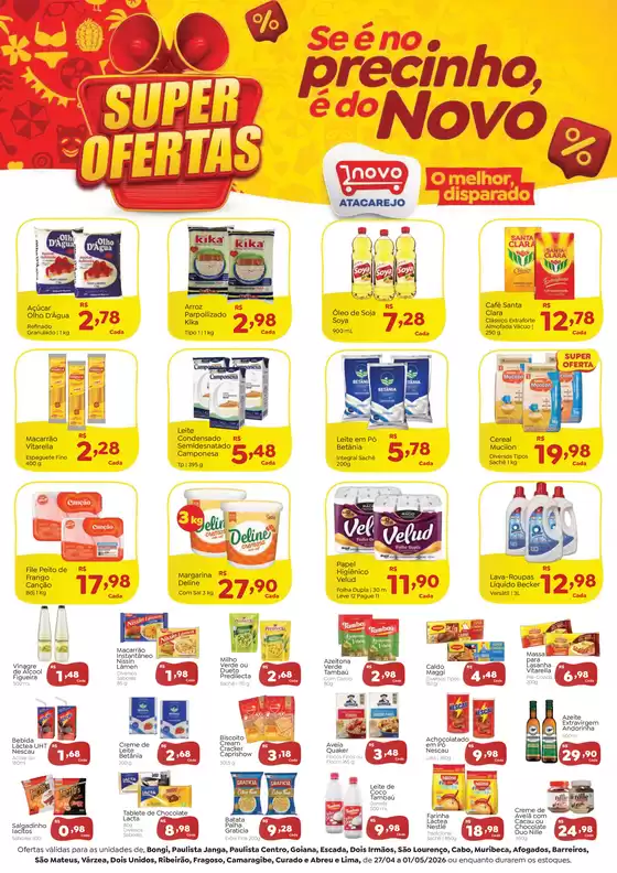 Catálogo Novo Atacarejo | Superoferta - 2704 a 0105 | 2026-04-27T00:00:00.000Z - 2026-05-01T00:00:00.000Z
