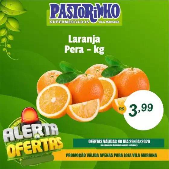 Catálogo Supermercado Pastorinho | Ofertas e promoções atuais | 2026-04-29T00:00:00.000Z - 2026-04-29T00:00:00.000Z