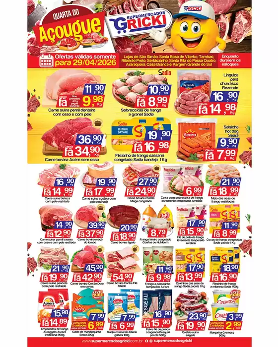 Catálogo Supermercados Gricki | Encarte Supermercados Gricki | 2026-04-29T00:00:00.000Z - 2026-04-29T00:00:00.000Z
