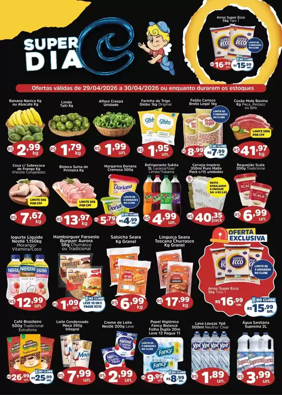 Catálogo Supermercados Correia | Encarte Supermercados Correia | 2026-04-29T00:00:00.000Z - 2026-04-30T00:00:00.000Z