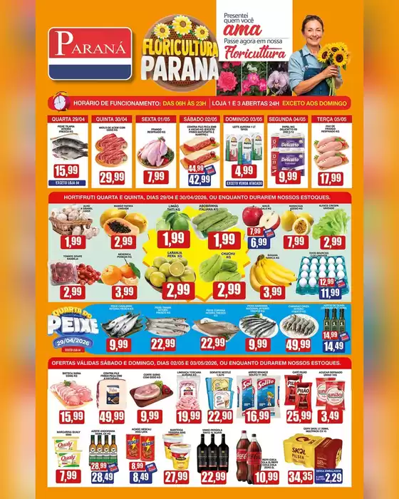 Catálogo Supermercados Paraná | Melhores ofertas para compradores econômicos | 2026-04-29T00:00:00.000Z - 2026-05-05T00:00:00.000Z