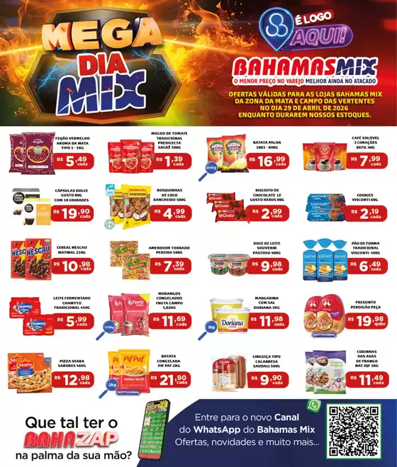 Catálogo Bahamas Mix | ENCARTE MEGA DIA MIX ZONA DA MATA 29 04 2026 web | 2026-04-29T00:00:00.000Z - 2026-04-29T00:00:00.000Z