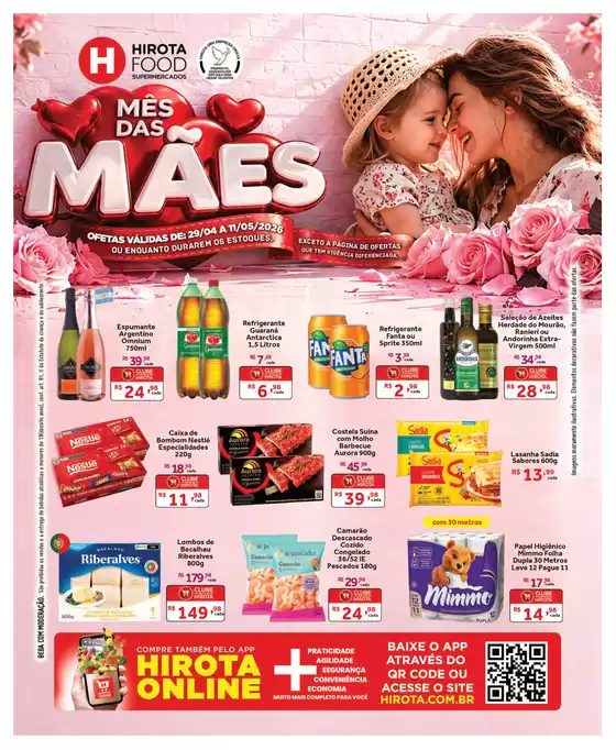 Catálogo Hirota Food Supermercado | Tabloide Quinzenal Super 29 04a11 05 2026 | 2026-04-29T00:00:00.000Z - 2026-05-11T00:00:00.000Z