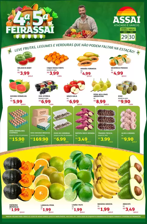 Catálogo Assaí Atacadista | Encarte Assaí Atacadista 46513-676 | 2026-04-29T00:00:00.000Z - 2026-04-30T00:00:00.000Z