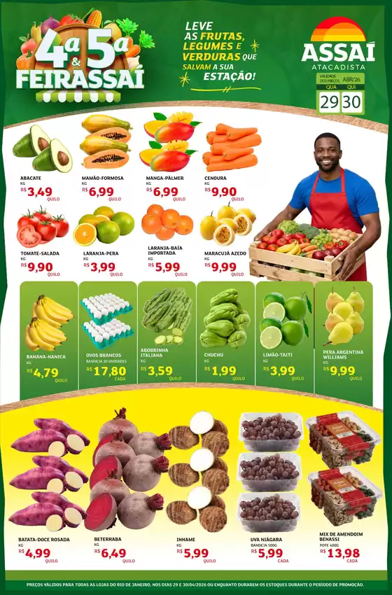 Catálogo Assaí Atacadista | Encarte Assaí Atacadista 46196 | 2026-04-29T00:00:00.000Z - 2026-04-30T00:00:00.000Z