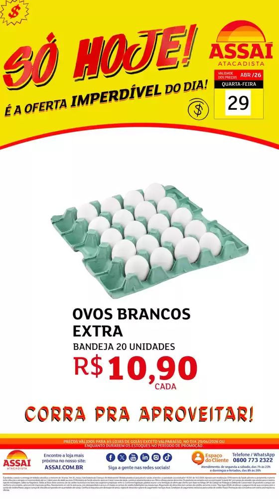 Catálogo Assaí Atacadista em Conselheiro Lafaiete | Encarte Assaí Atacadista 46850-17 | 2026-04-29T00:00:00.000Z - 2026-04-29T00:00:00.000Z