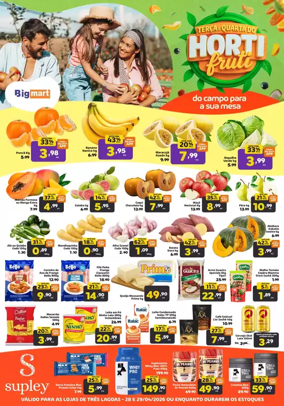 Catálogo Bigmart | Melhores ofertas para todos os clientes | 2026-04-29T00:00:00.000Z - 2026-04-29T00:00:00.000Z