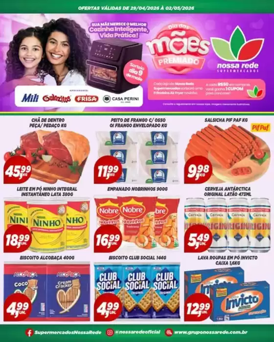 Catálogo Nossa Rede Supermercados | Dia Das Mães | 2026-04-29T00:00:00.000Z - 2026-05-02T00:00:00.000Z