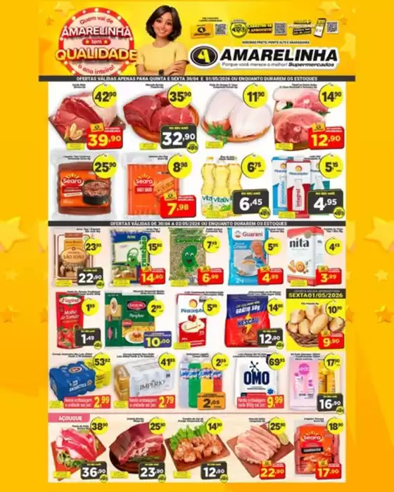Catálogo Amarelinha Supermercados | Amarelinha Tem Qualidade | 2026-04-30T00:00:00.000Z - 2026-05-03T00:00:00.000Z