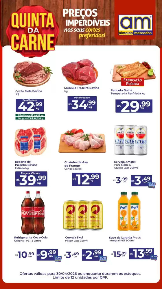 Catálogo Almeida Mercados | Quinta da Carne  | 2026-04-30T00:00:00.000Z - 2026-04-30T00:00:00.000Z