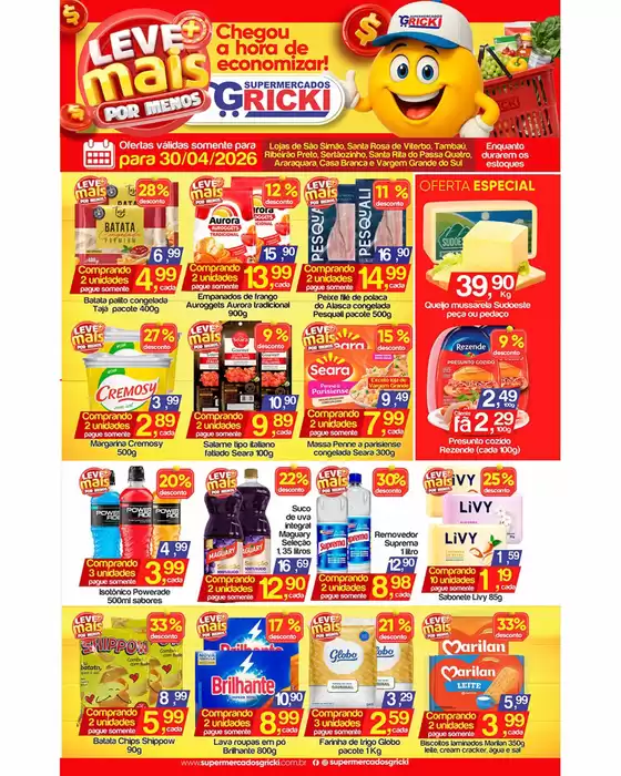 Catálogo Supermercados Gricki | Encarte Supermercados Gricki | 2026-04-30T00:00:00.000Z - 2026-04-30T00:00:00.000Z