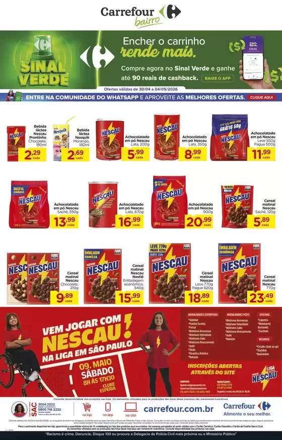Catálogo Carrefour Bairro | Descubra ofertas atraentes | 2026-04-30T00:00:00.000Z - 2026-05-04T00:00:00.000Z