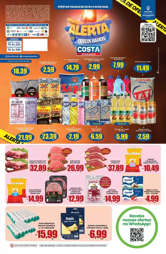 Catálogo Costa Atacadão | Nossas melhores ofertas para você | 2026-04-30T00:00:00.000Z - 2026-05-03T00:00:00.000Z