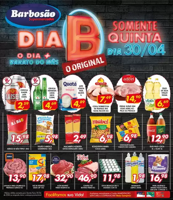 Catálogo Barbosão Extra Supermercados | Ofertas Barbosão Extra Supermercados | 2026-04-30T00:00:00.000Z - 2026-04-30T00:00:00.000Z
