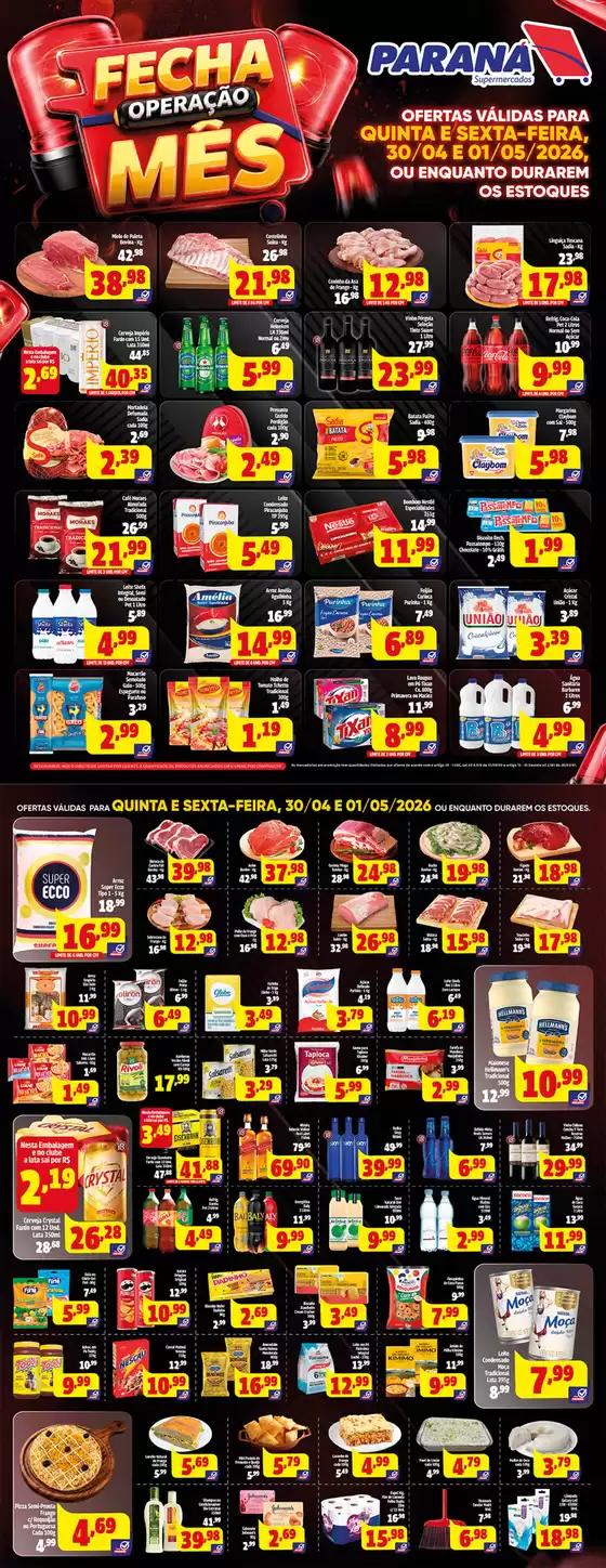 Catálogo Paraná Supermercados | OFERTAS AMERICANA | 2026-04-30T00:00:00.000Z - 2026-05-01T00:00:00.000Z