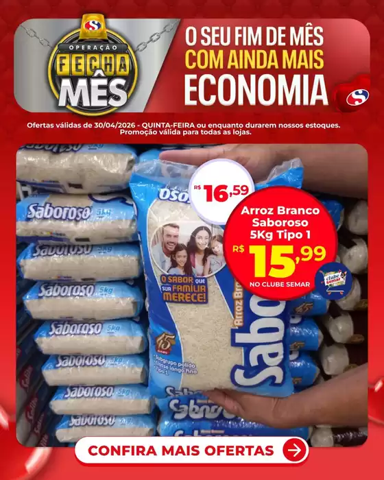 Catálogo Semar Supermercado | Encarte Semar Supermercados | 2026-04-30T00:00:00.000Z - 2026-04-30T00:00:00.000Z