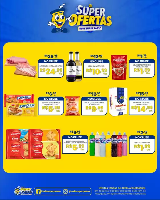 Catálogo Rede Super Passo | Encarte Rede Super Passo | 2026-04-30T00:00:00.000Z - 2026-05-03T00:00:00.000Z
