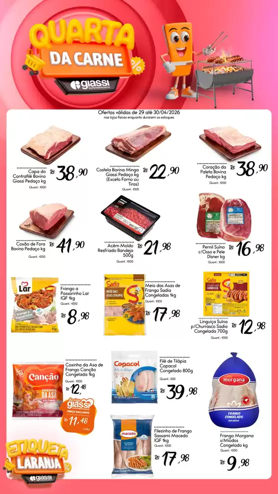 Catálogo Giassi Supermercados | Encarte Giassi Supermercados | 2026-04-29T00:00:00.000Z - 2026-04-30T00:00:00.000Z