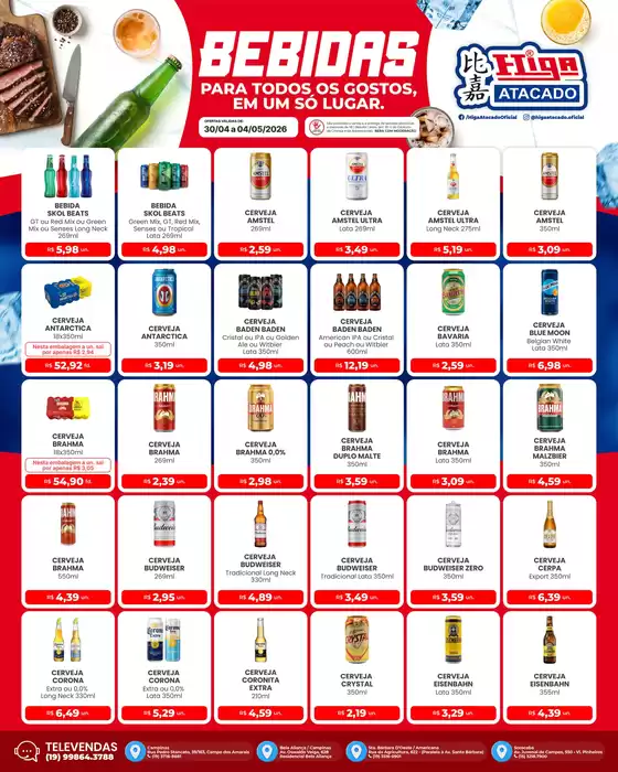 Catálogo Higa Atacado | Higa atacado folheto bebidas 20260430 20260504 5MiMLzftn1lS | 2026-04-30T00:00:00.000Z - 2026-05-04T00:00:00.000Z