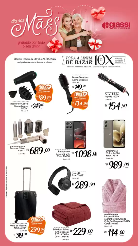 Catálogo Giassi Supermercados | Descubra ofertas atraentes | 2026-04-30T00:00:00.000Z - 2026-05-14T00:00:00.000Z
