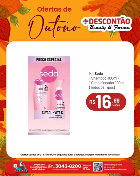 Catálogo Farmácias Descontão em Santo Ângelo | Ofertas exclusivas para nossos clientes | 2026-04-01T00:00:00.000Z - 2026-04-30T00:00:00.000Z