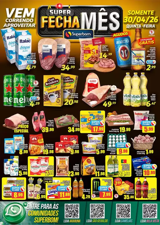 Catálogo Superbom Supermercados | Ótima oferta para caçadores de pechinchas | 2026-04-30T00:00:00.000Z - 2026-04-30T00:00:00.000Z
