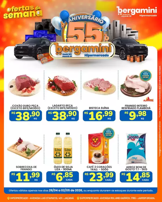 Catálogo Supermercado Bergamini | Pechinchas e ofertas atuais | 2026-04-29T00:00:00.000Z - 2026-05-02T00:00:00.000Z