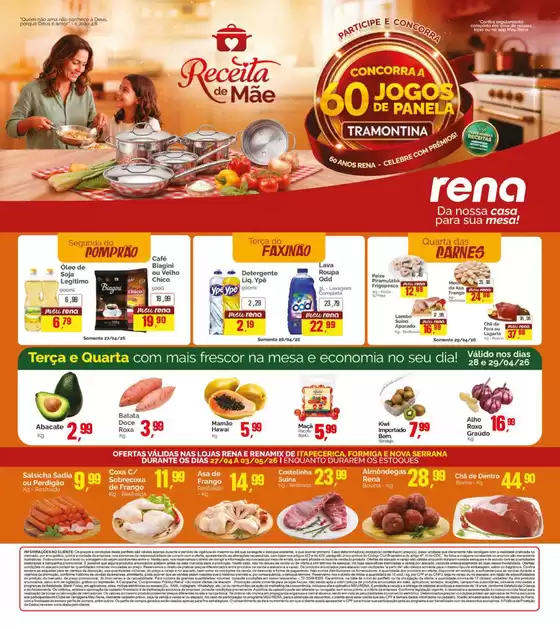 Catálogo Supermercados Rena | Nossas melhores pechinchas | 2026-04-27T00:00:00.000Z - 2026-05-03T00:00:00.000Z