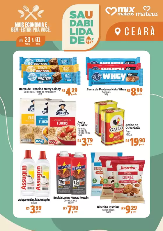 Catálogo Supermercados Mateus | Saudabilidade | 2026-04-30T00:00:00.000Z - 2026-05-01T00:00:00.000Z