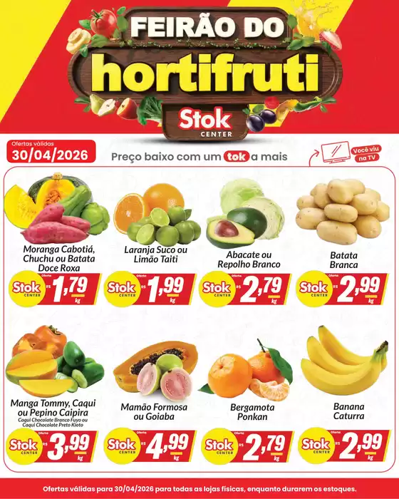Catálogo Stok Center | 53834 STOK FEIRAO DO HORTI TV E ENCARTE 30.04.2026 TODAS AS LOJAS | 2026-04-30T00:00:00.000Z - 2026-04-30T00:00:00.000Z
