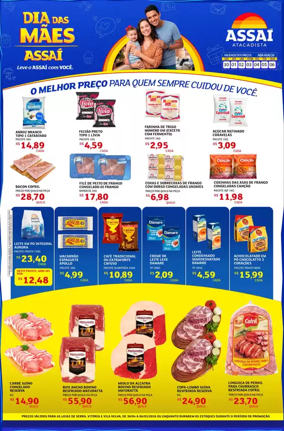Catálogo Assaí Atacadista | Encarte Assaí Atacadista 46487 | 2026-04-30T00:00:00.000Z - 2026-05-06T00:00:00.000Z