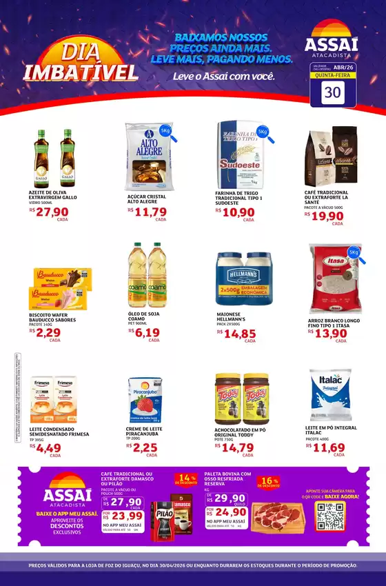 Catálogo Assaí Atacadista | Encarte Assaí Atacadista 45152-352 | 2026-04-30T00:00:00.000Z - 2026-04-30T00:00:00.000Z
