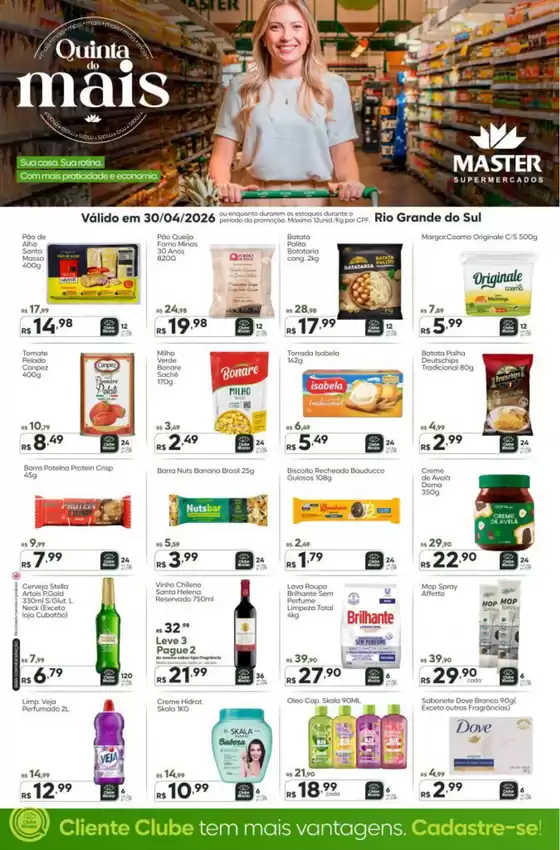 Catálogo Master Supermercados | Quinta do mais RS | 2026-04-30T00:00:00.000Z - 2026-04-30T00:00:00.000Z