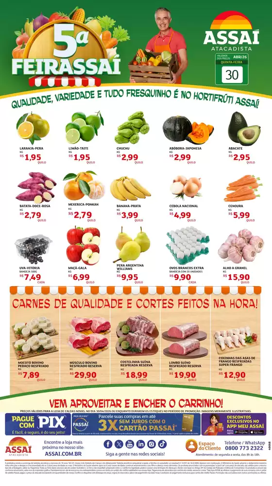 Catálogo Assaí Atacadista | Encarte Assaí Atacadista 46668-19 | 2026-04-30T00:00:00.000Z - 2026-04-30T00:00:00.000Z