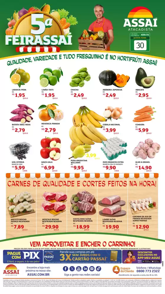 Catálogo Assaí Atacadista | Encarte Assaí Atacadista 46668-21 | 2026-04-30T00:00:00.000Z - 2026-04-30T00:00:00.000Z