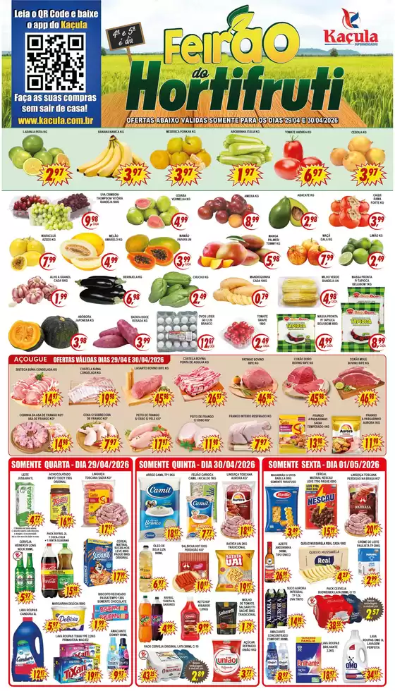 Catálogo Kaçula Supermercados | Loja3 | 2026-04-29T00:00:00.000Z - 2026-05-01T00:00:00.000Z