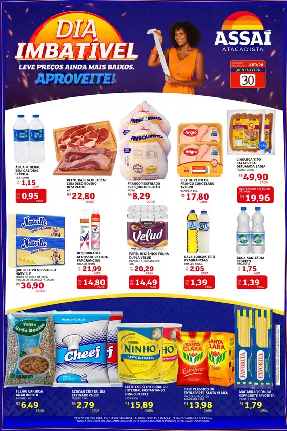Catálogo Assaí Atacadista | Encarte Assaí Atacadista 46309-669 | 2026-04-30T00:00:00.000Z - 2026-04-30T00:00:00.000Z
