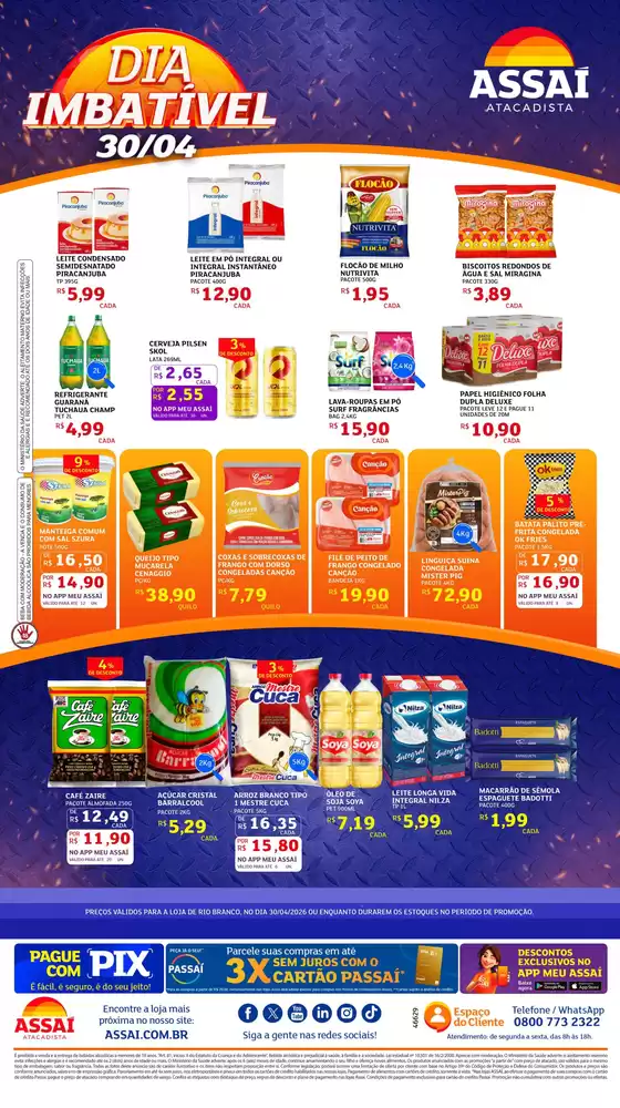 Catálogo Assaí Atacadista | Encarte Assaí Atacadista 46629-40 | 2026-04-30T00:00:00.000Z - 2026-04-30T00:00:00.000Z