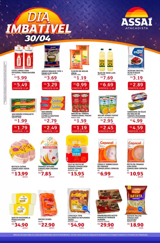Catálogo Assaí Atacadista | Encarte Assaí Atacadista 46455-82 | 2026-04-30T00:00:00.000Z - 2026-04-30T00:00:00.000Z
