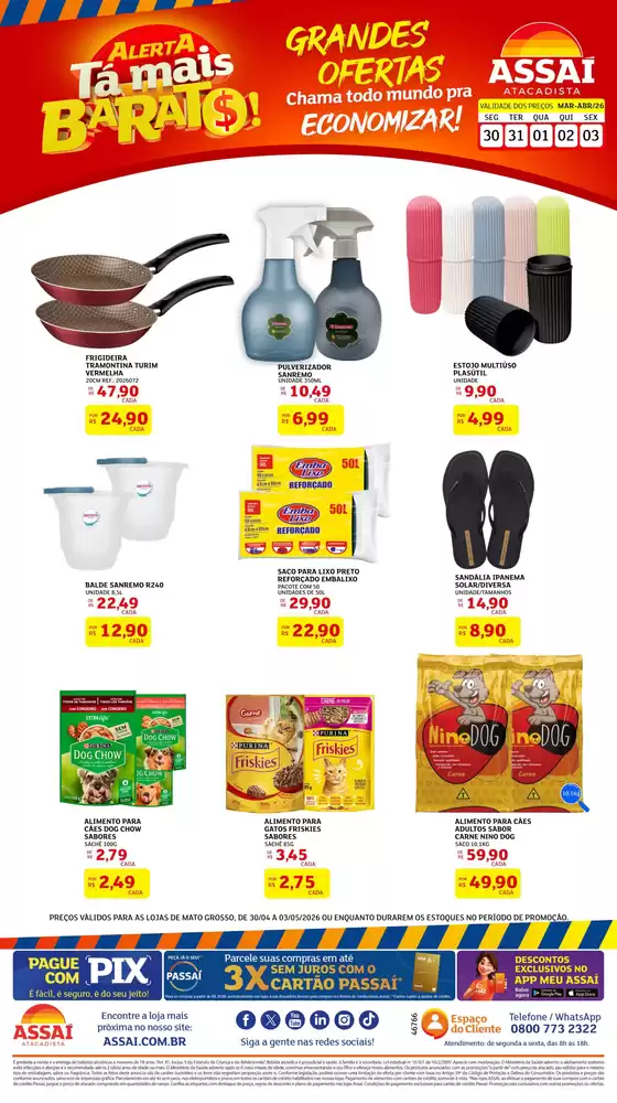 Catálogo Assaí Atacadista | Encarte Assaí Atacadista 46766-38 | 2026-04-30T00:00:00.000Z - 2026-05-03T00:00:00.000Z