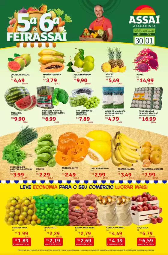 Catálogo Assaí Atacadista | Encarte Assaí Atacadista 46593-89 | 2026-04-30T00:00:00.000Z - 2026-05-01T00:00:00.000Z