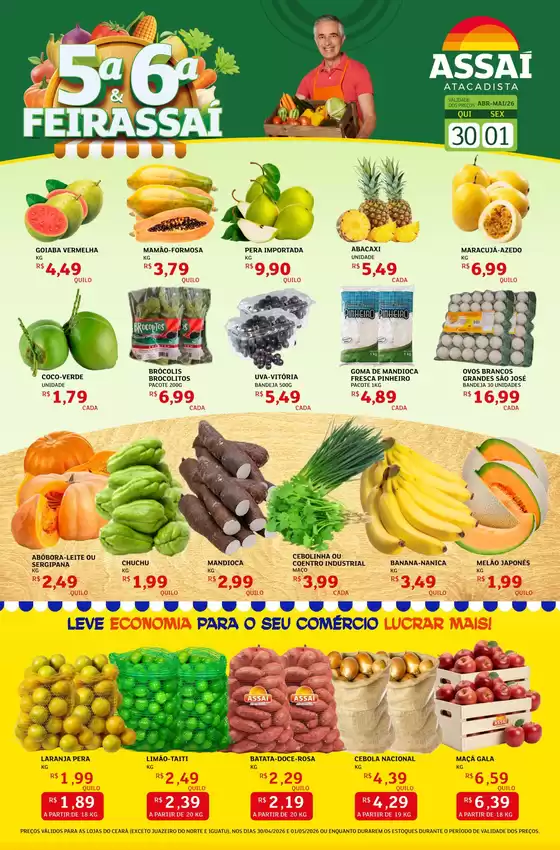 Catálogo Assaí Atacadista | Encarte Assaí Atacadista 46593-88 | 2026-04-30T00:00:00.000Z - 2026-05-01T00:00:00.000Z
