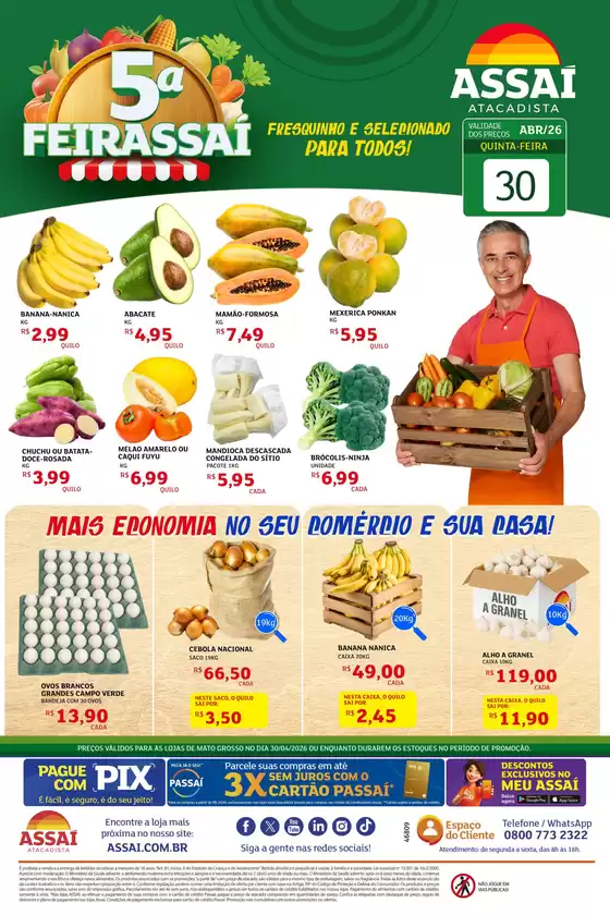 Catálogo Assaí Atacadista | Encarte Assaí Atacadista 46809-38 | 2026-04-30T00:00:00.000Z - 2026-04-30T00:00:00.000Z